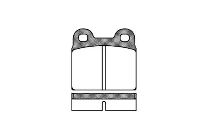 Комплект тормозных колодок, дисковый тормоз WOKING купить