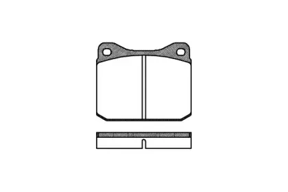 Комплект тормозных колодок, дисковый тормоз WOKING купить