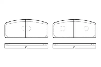 Комплект тормозных колодок, дисковый тормоз WOKING купить