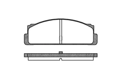 Комплект тормозных колодок, дисковый тормоз WOKING купить