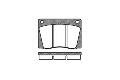 Комплект тормозных колодок, дисковый тормоз WOKING купить