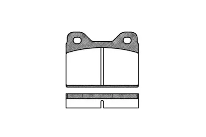 Комплект тормозных колодок, дисковый тормоз WOKING купить