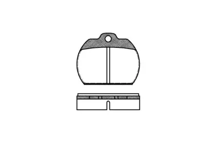 Комплект тормозных колодок, дисковый тормоз WOKING купить