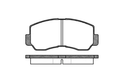 Комплект тормозных колодок, дисковый тормоз WOKING купить