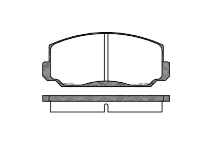 Комплект тормозных колодок, дисковый тормоз WOKING купить