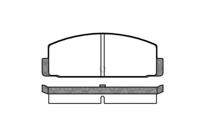 Комплект тормозных колодок, дисковый тормоз WOKING купить