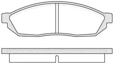 Комплект тормозных колодок, дисковый тормоз WOKING купить