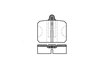 Комплект тормозных колодок, дисковый тормоз WOKING купить