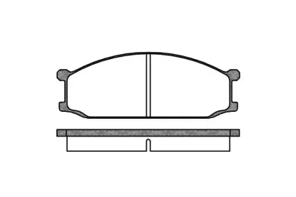 Комплект тормозных колодок, дисковый тормоз WOKING купить