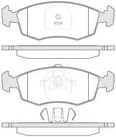 Комплект тормозных колодок, дисковый тормоз WOKING купить