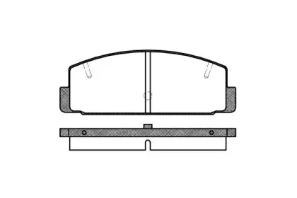 Комплект тормозных колодок, дисковый тормоз WOKING купить