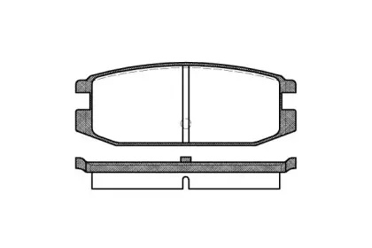 Комплект тормозных колодок, дисковый тормоз WOKING купить