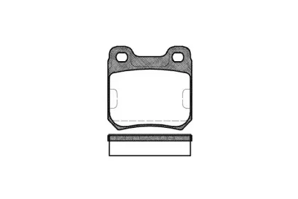 Комплект тормозных колодок, дисковый тормоз WOKING купить
