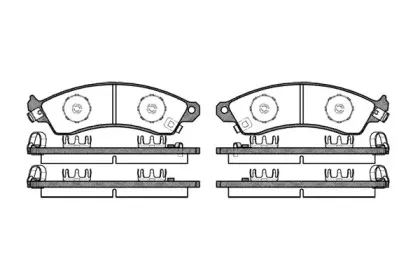 Комплект тормозных колодок, дисковый тормоз WOKING купить