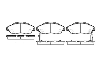Комплект тормозных колодок, дисковый тормоз WOKING купить