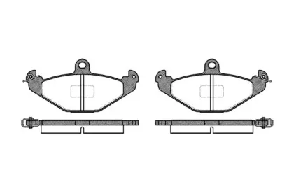 Комплект тормозных колодок, дисковый тормоз WOKING купить
