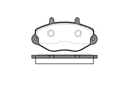 Комплект тормозных колодок, дисковый тормоз WOKING купить