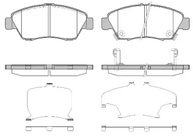 Комплект тормозных колодок, дисковый тормоз WOKING купить