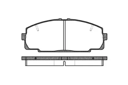 Комплект тормозных колодок, дисковый тормоз WOKING купить