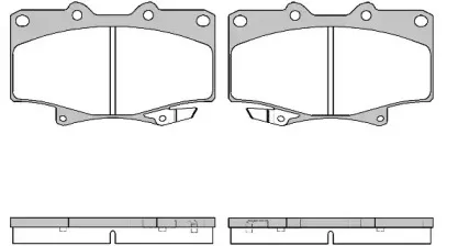 Комплект тормозных колодок, дисковый тормоз WOKING купить