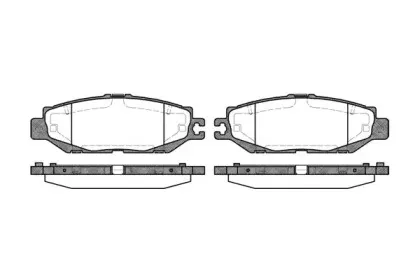 Комплект тормозных колодок, дисковый тормоз WOKING купить