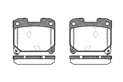 Комплект тормозных колодок, дисковый тормоз WOKING купить