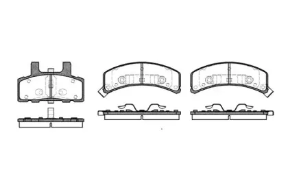 Комплект тормозных колодок, дисковый тормоз WOKING купить