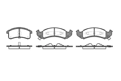 Комплект тормозных колодок, дисковый тормоз WOKING купить