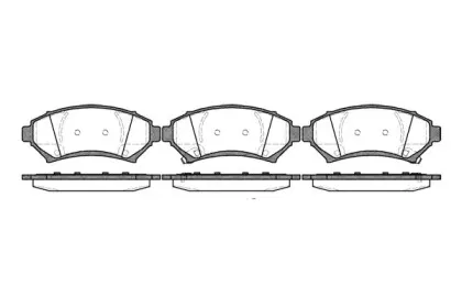 Комплект тормозных колодок, дисковый тормоз WOKING купить