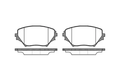 Комплект тормозных колодок, дисковый тормоз WOKING купить
