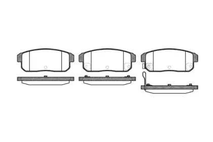 Комплект тормозных колодок, дисковый тормоз WOKING купить