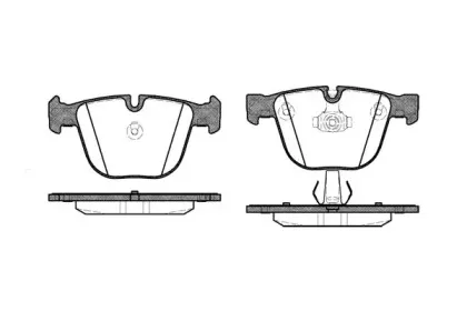 Комплект тормозных колодок, дисковый тормоз WOKING купить