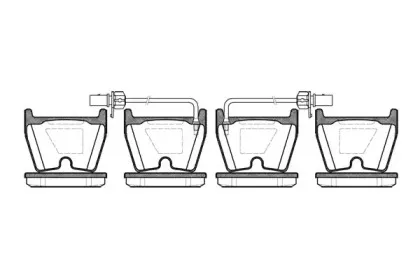 Комплект тормозных колодок, дисковый тормоз WOKING купить