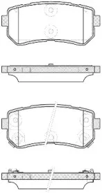 Комплект тормозных колодок, дисковый тормоз WOKING купить