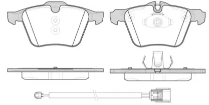 Комплект тормозных колодок, дисковый тормоз WOKING купить