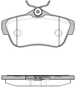 Комплект тормозных колодок, дисковый тормоз WOKING купить