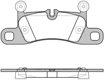 Комплект тормозных колодок, дисковый тормоз WOKING купить