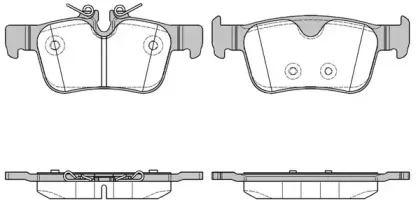 Комплект тормозных колодок, дисковый тормоз WOKING купить