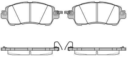 Комплект тормозных колодок, дисковый тормоз WOKING купить