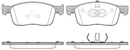 Комплект тормозных колодок, дисковый тормоз WOKING купить