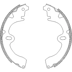 Комплект тормозных колодок WOKING купить