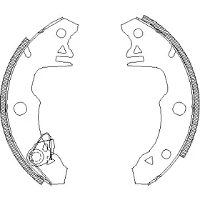 Комплект тормозных колодок WOKING купить