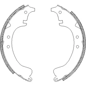 Комплект тормозных колодок WOKING купить