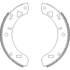Комплект тормозных колодок WOKING купить