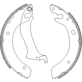 Комплект тормозных колодок WOKING купить