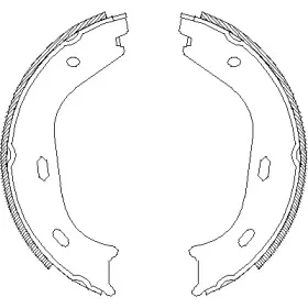 Комплект тормозных колодок WOKING купить