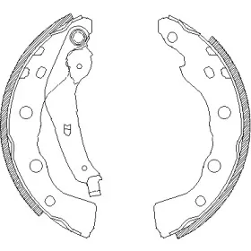 Комплект тормозных колодок WOKING купить