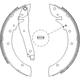 Комплект тормозных колодок WOKING купить