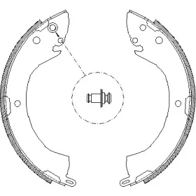 Комплект тормозных колодок WOKING купить