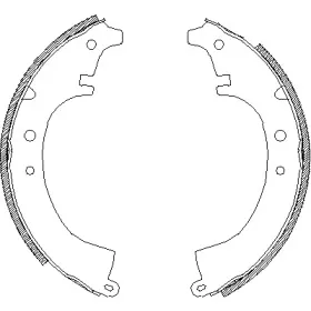 Комплект тормозных колодок WOKING купить